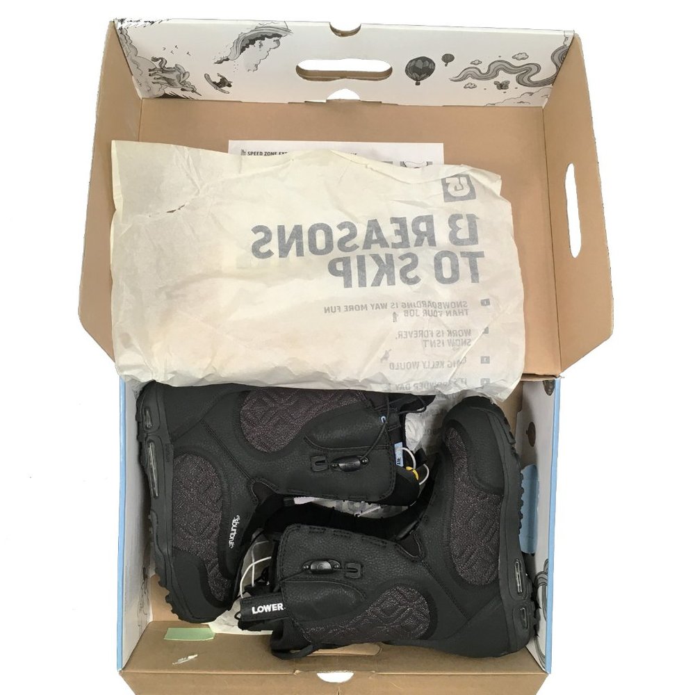 NEW Burton Emerald Womens Snowboard Boots! Black Size 5 or 5.5 Euro 35 or 36